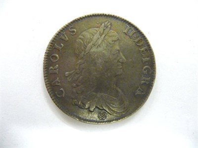 Lot 153 - Charles II Crown 1662 Rose Below, minor marks/hairlines otherwise good edge/surfaces,...