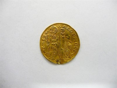 Lot 164 - Venice, Gold Zecchino of Alois Mocengo 11 (1700-1709), (0.112g of .999 gold), "wavy" flan otherwise