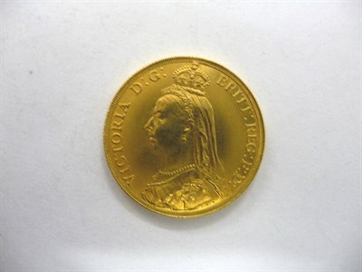 Lot 178 - Gold £2 1887JH, lustrous, AEF