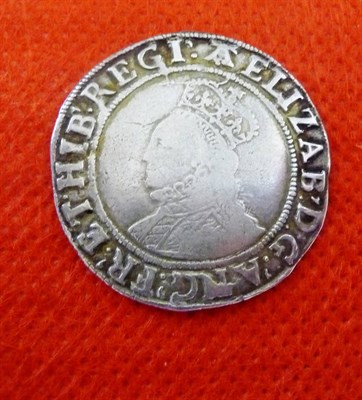 Lot 14 - Elizabeth I Shilling, 6th issue MM A, full, round flan, bold legends, bust a little weak in...