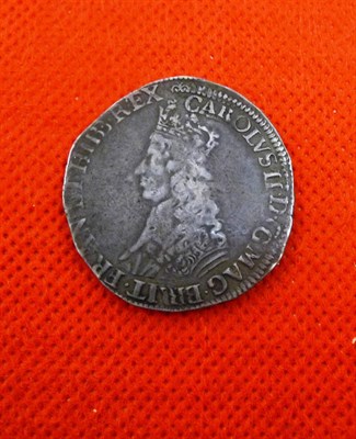 Lot 15 - Charles II Hammered Halfcrown 1st Issue, MM crown (obv.) legends double-struck in parts...