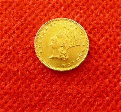 Lot 52 - USA Gold Dollar 1862, no discernible faults, lustrous VF+