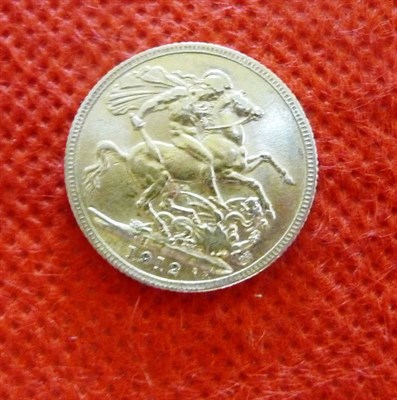 Lot 75 - Sovereign 1912, generally good edge and surfaces AVF