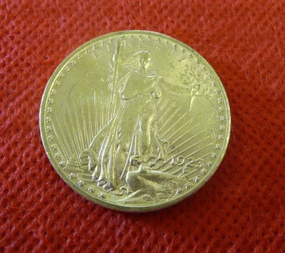 Lot 103 - USA Gold 20 Dollars, 1923 "Saint-Gaudens", minor contact marks, AVF