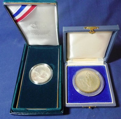 Lot 119 - Hungary Silver Proof PIEDFORT 500 Forint 1980, "Winter Olympics", 78.29g, low mintage, in CofI,...