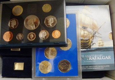 Lot 157 - Miscellaneous Lot, including: 4 x Westminster cases containing 50+ foreign crowns etc (silver...