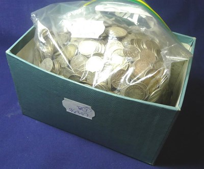 Lot 198 - Approximately 3300 Silver Threepences, (gross weight 4.54kg) Victoria YH to George VI, some...