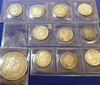 Lot 242 - 10 x Sixpences - 1816, 1817, 1819 small 8, 1820, 1825 surface marks, 1826, 1829, 1831, 1834,...