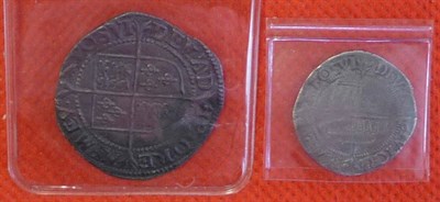 Lot 3 - Elizabeth I Shilling, 2nd Issue MM martlet (1560-61) bust 3c, some minor pitting and facial...