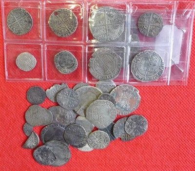 Lot 37 - 10 x English Hammered Silver Coins: Edward I penny, London Mint; Henry VI groat Calais Mint and...