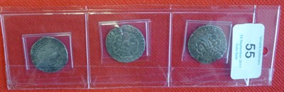 Lot 55 - 3 x Groats: Edward IV 1st reign York Mint MM lis, flat spots in legends and "wavy" flan...