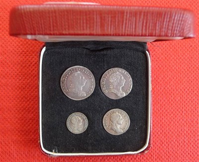 Lot 89 - Maundy Set 1784, in modern case, lightly toned GVF or +