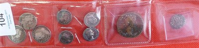 Lot 104 - Miscellaneous Lot, comprising: Edward I penny London mint, surface deposits AFine; 3 x...