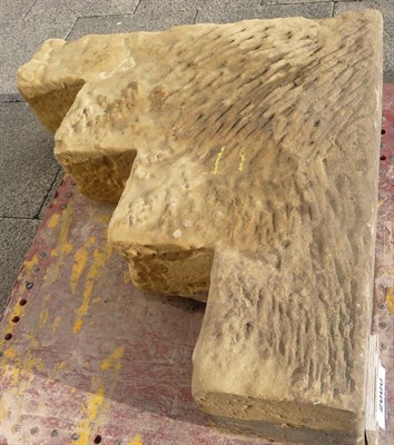 Lot 2000 - A Mounting Block, 112cm by 107cm by 28cm