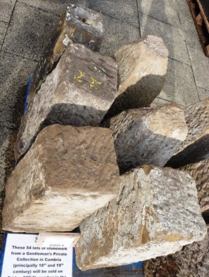 Lot 2001 - Six Staddle Stones, 66cm