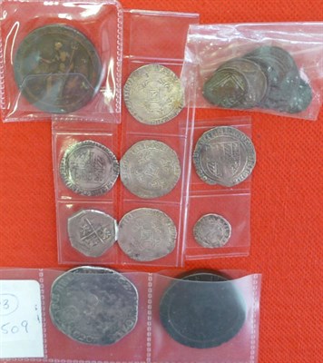 Lot 128 - English and Foreign Hammered and Milled Coins, including: Zeeland (United Netherlands) silver...