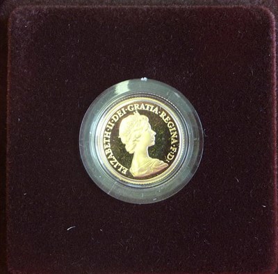 Lot 148 - Proof Sovereign 1981, with certificate, in CofI, FDC