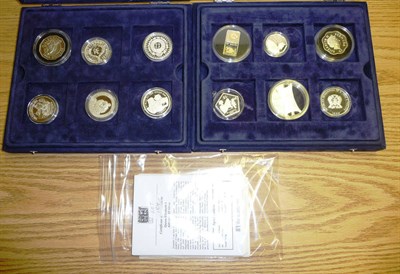 Lot 184 - A Collection of 30+ Silver Proof UK, Foreign and Commonwealth Millennium Crowns, £5 coins...