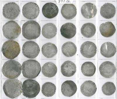 Lot 15 - Elizabeth I: 20 x Sixpences, (12 x different MM), busts weak Poor to VG, revs better; James I:...