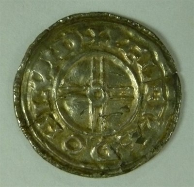 Lot 50 - Aethelred 11 Silver Penny, voided long cross type. Elfric Mo Lvnd, full flan, attractively...