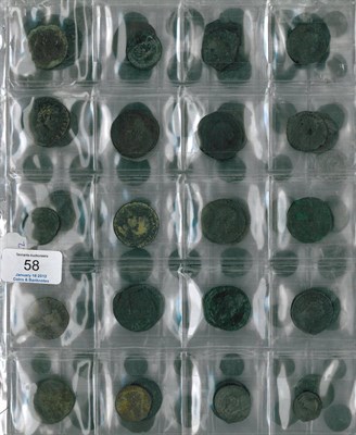 Lot 58 - Collection of 150 x Roman and Other Ancient Coins, mostly Roman bronzes - sestertii, dupondii,...