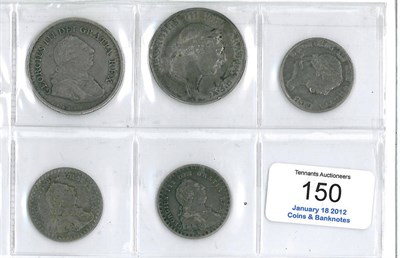 Lot 150 - Bank of England: 2 x 3 Shilling Bank Tokens: 1811 draped and laureate bust in armour and, 1813...