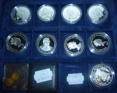 Lot 169 - 9 x Sterling Silver proofs from the 'Golden Wedding Anniversary' collection 1997: Jamaica,...