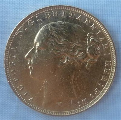 Lot 192 - Sovereign 1878M, contact marks otherwise GVF