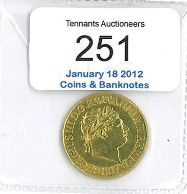 Lot 251 - George III Sovereign 1817, sometime cleaned, trivial surface marks/hairlines and a couple of...