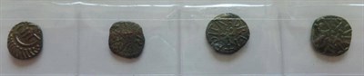 Lot 2 - Anglo-Saxon: Silver Sceatta, series E (continental) late issue, obv. degenerate head enclosing bars