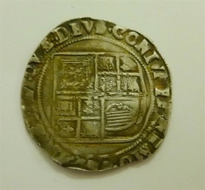 Lot 13 - James I Shilling, 2nd coinage, MM coronet,  5th bust with longer hair and single-arched crown,...