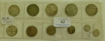 Lot 42 - Austro-Hungary, 11 x 16th to 19th century  Silver Coins: 20 kreuzer 1809C good edge and...