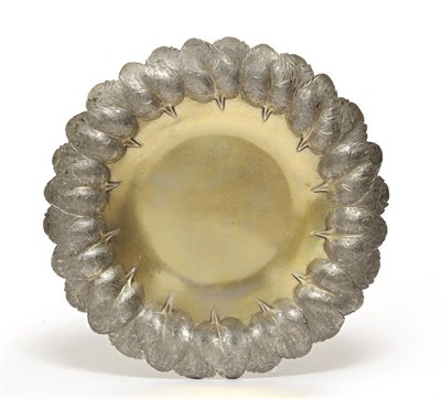 Lot 271A - A George III Silver Gilt Dessert Dish, Paul Storr, London 1812, of shaped circular form edged...