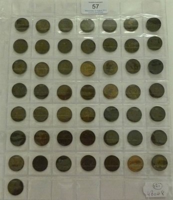 Lot 57 - A Collection of Farthings, all dates 1860 - 1910 inclusive (except 1877); includes 1860BB and...