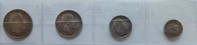 Lot 92 - Edward VII Maundy Set 1902, 4d, 3d, 2d and 1d, GEF or+