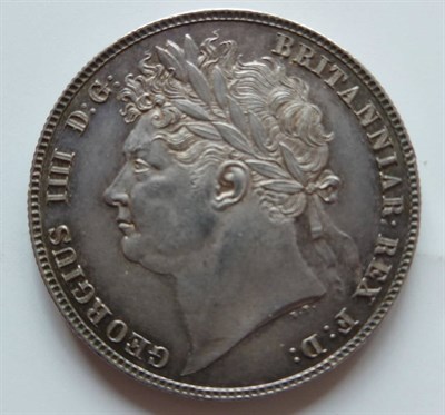 Lot 110 - George IV Halfcrown 1820, faint hairline scratch on neck otherwise lustrous EF