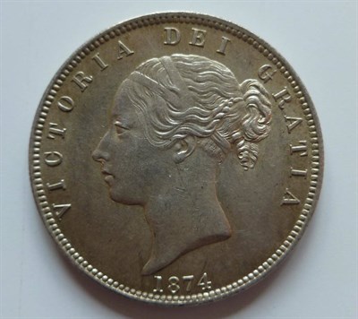 Lot 111 - Victoria Halfcrown 1874, trivial contact marks otherwise lustrous GEF to AUNC