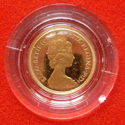 Lot 138 - Proof Half Sovereign 1980, with certificate, in CofI, FDC