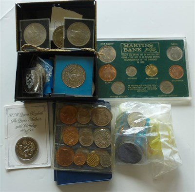 Lot 165 - A Miscellaneous Lot including: 18 x CuNi crowns 1953(x2), 1960(x2), 1965(x4), 1972(x4),...