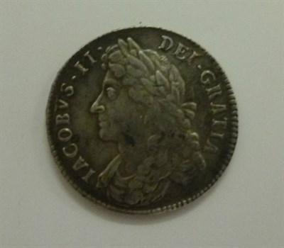 Lot 168 - James II Halfcrown 1687 TERTIO, 1st bust, a few contact marks and rev. struck slightly...