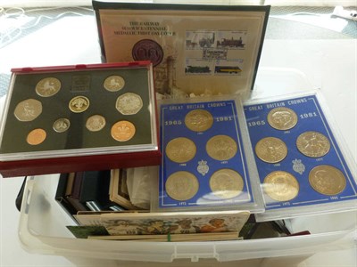 Lot 195 - A Miscellaneous Lot comprising: 6 x RM proof sets 1970/71/78/85/92/94, 22 x RM Brilliant...