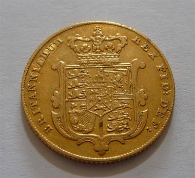 Lot 197 - George IV Sovereign 1830, a few contact marks/light scratches otherwise VF