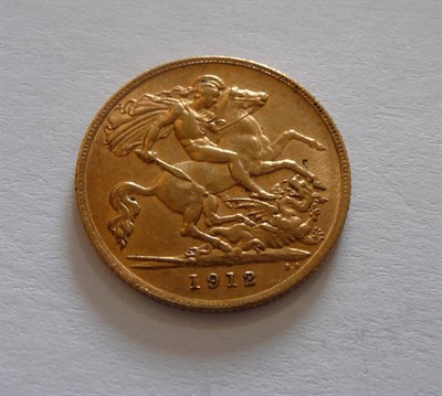 Lot 208 - Half Sovereign 1912 VF+