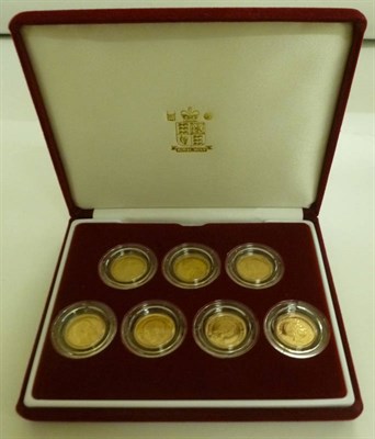 Lot 216 - RM Half Sovereign 'Portrait Collection' comprising 7 x half sovereigns: 1859, 1892, 1897, 1907,...