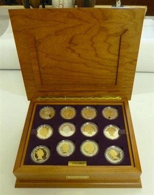 Lot 217 - RM 'Golden Jubilee Collection' of 24 x Proof Silver Crowns comprising: UK 2 x £5 2002 and...