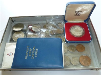 Lot 237 - Miscellaneous Lot including: silver proof crown 1977, in CofI, FDC, 3 x crowns 1953, one in...