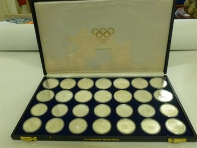 Lot 253 - Canada: Full Set of 28 Commemorative Sterling Silver Coins comprising 14 x 10 dollars and 14 x...