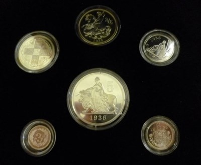 Lot 262 - Edward VIII a 'New Strike' Pattern Set 1936, a modern fantasy set of 6 coins: crown, halfcrown,...