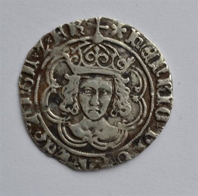 Lot 2 - Henry VII groat, London Mint, MM pansy, facing bust type, crown with one plain & one jewelled...