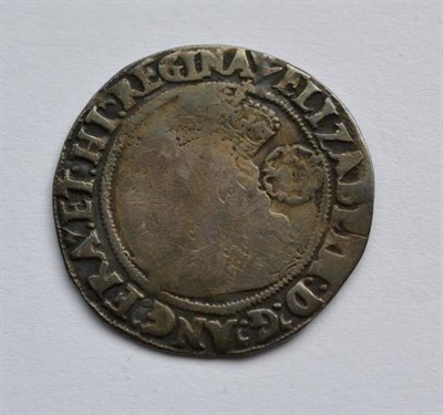 Lot 3 - Elizabeth I Sixpence 156(5?) MM pheon, very large bust type (S2561B), bust worn apart from...